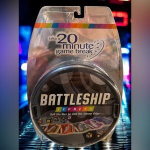 Hasbro Battleship Express Game - Black and Multicolor